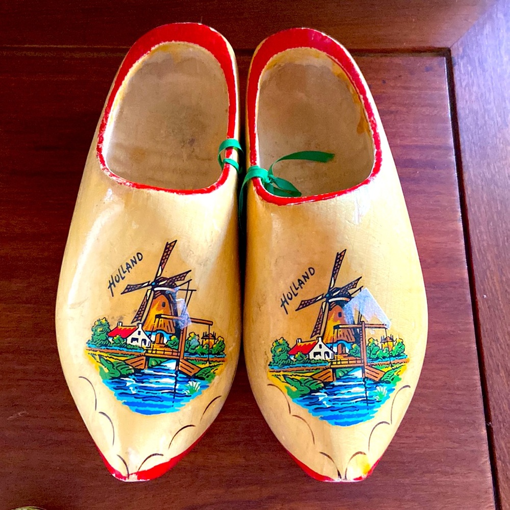Traditional wooden clogs from Holland.